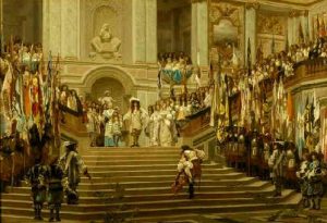 Luigi XVI e la corte di Versailles